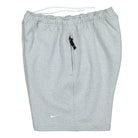 Nike NRG Solo Swoosh Fleece Short Dark Grey Heather / White Shorts Close-up | Overkill