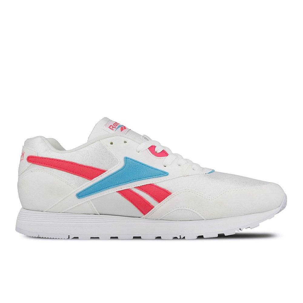 Reebok rapide mu White-Solar Pink-Neon Blue Sneakers  Silhouette | Overkill