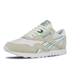 Reebok wmns classic nylon Chalk-Glen Green-White Sneakers  Close Up | Overkill