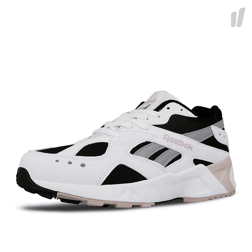 Reebok aztrek Black-White-Lilac Sneakers  Close Up | Overkill