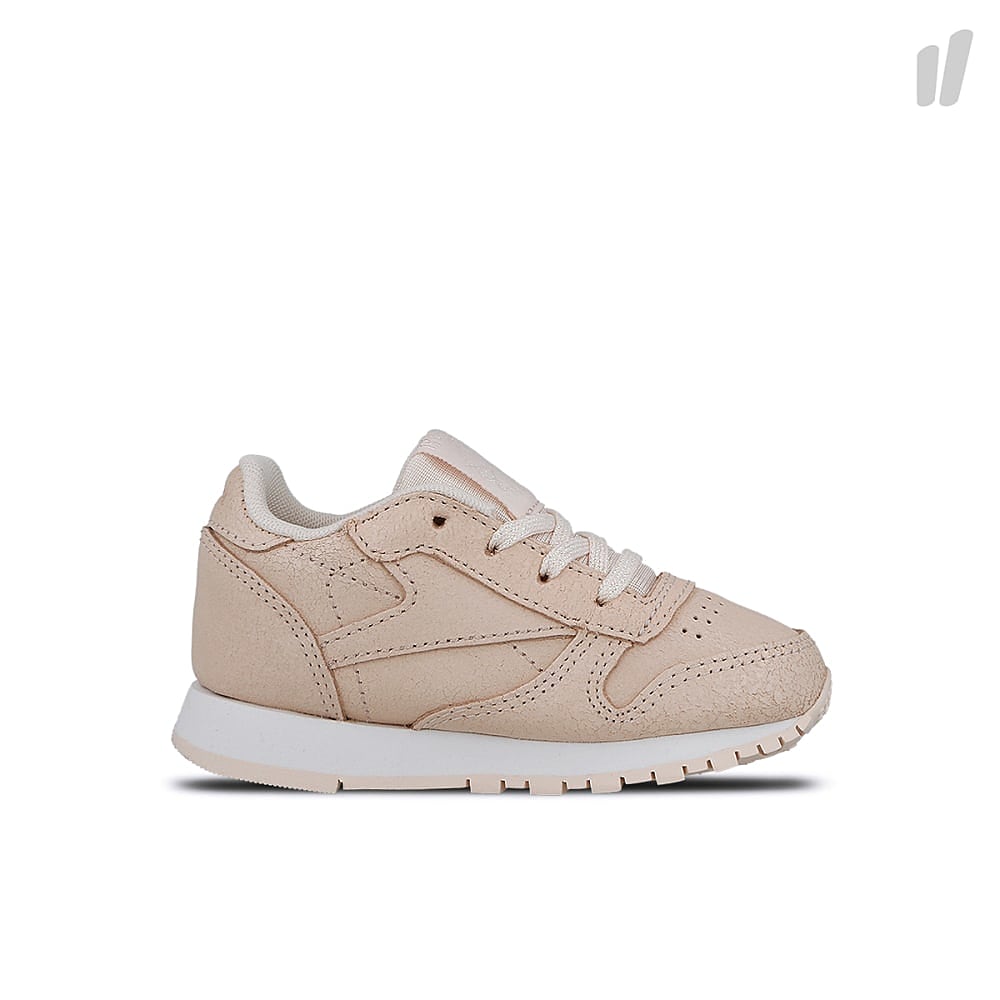 Reebok classic leather infants Pale Pink-White Low Top Sneakers  Silhouette | Overkill