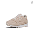 Reebok classic leather infants Pale Pink-White Low Top Sneakers  Close Up | Overkill