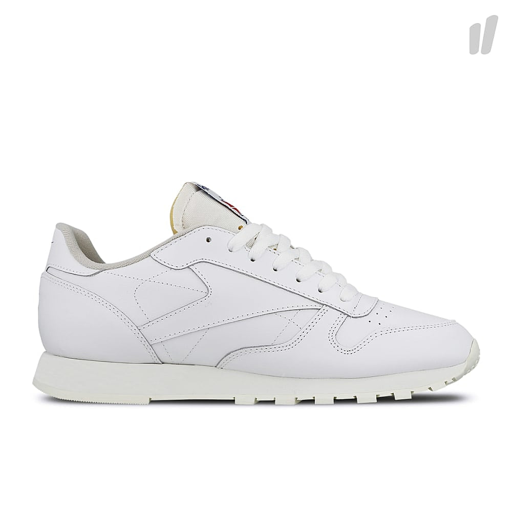 Reebok classic leather mu White-Dark Royal-Red-Grey Low Top Sneakers  Silhouette | Overkill