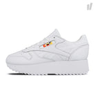 Reebok Gigi Hadid x Reebok Wmns Classic Leather Double White-Neon Red-Black-Gold Sneakers DV5391 | Overkill