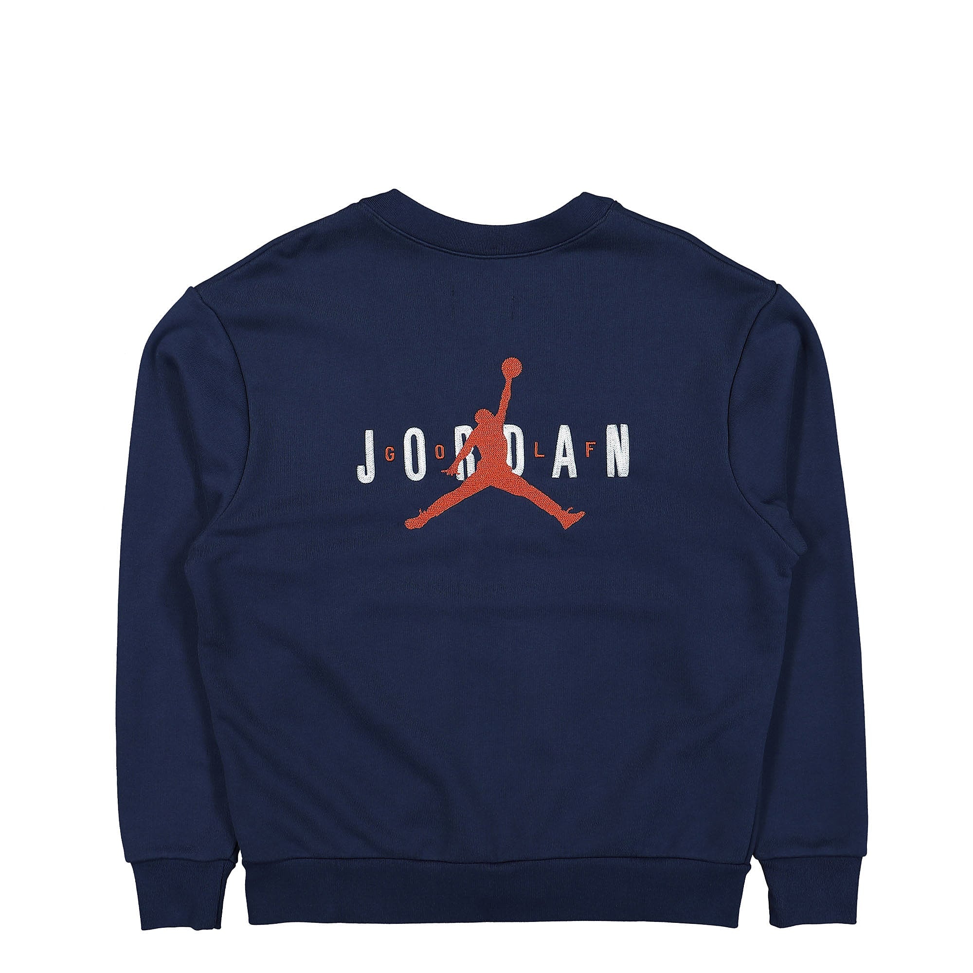 Jordan EG Cardigan Midnight Navy / White / Burnt Sunrise Cardigans Close-up | Overkill