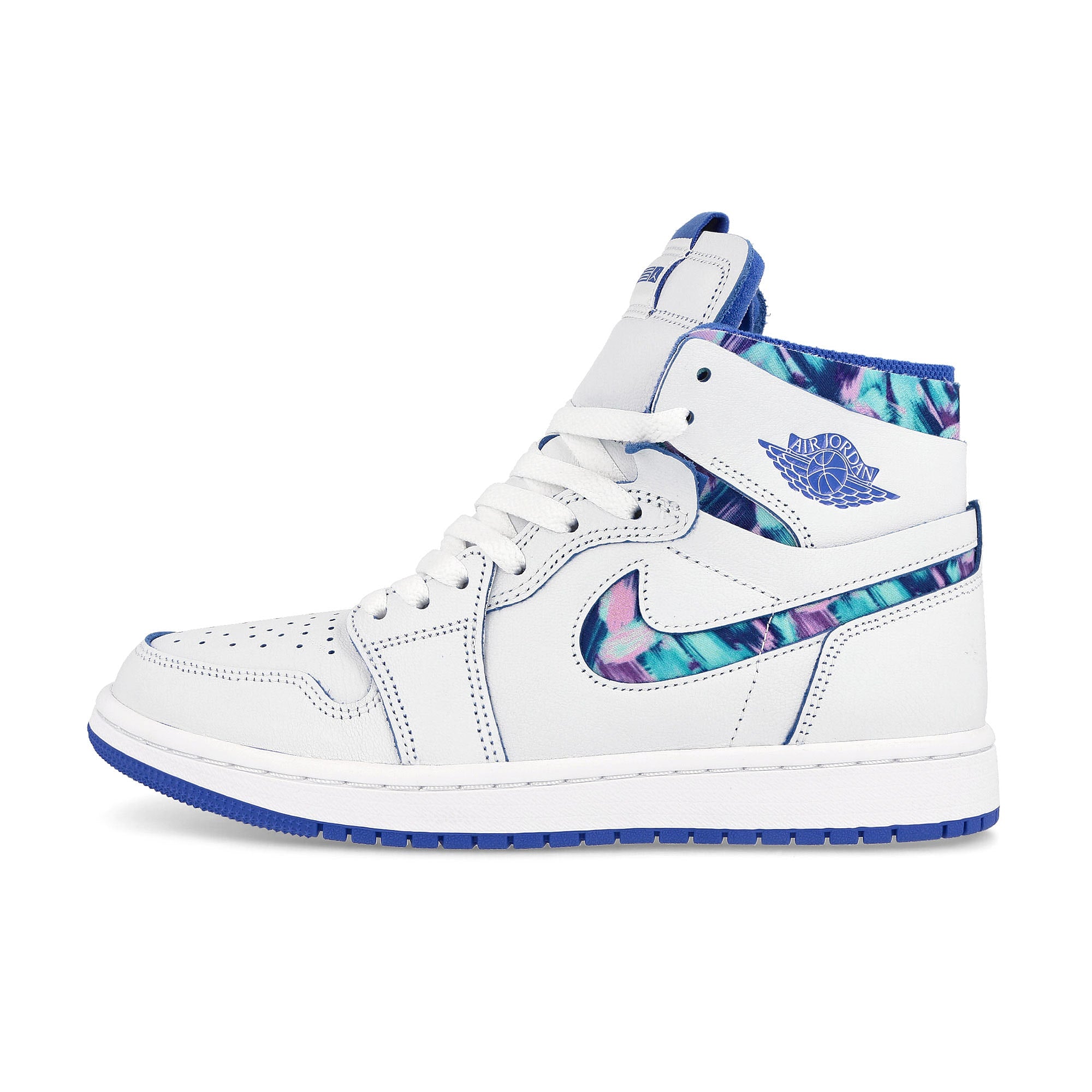 Jordan Wmns Air Jordan 1 Zoom Air Comfort White / Hyper Royal - Black Sneakers DV5575 140 | Overkill