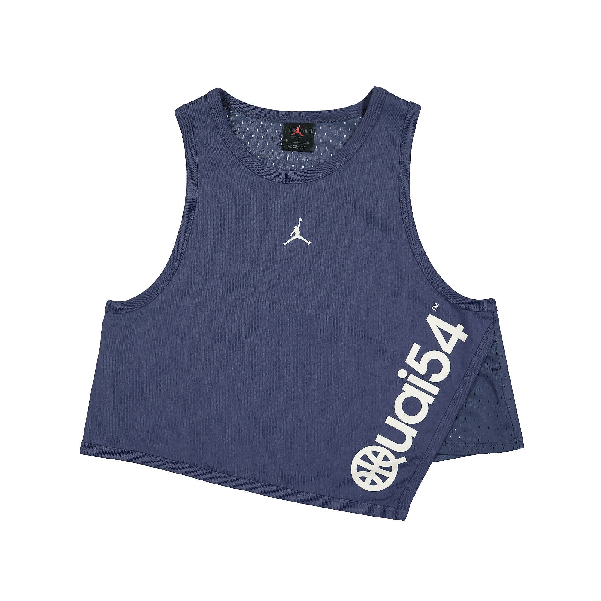 Jordan Wmns Air Jordan Quai 54 Jersey Neutral Indigo T-Shirts DV6288 511 | Overkill