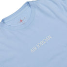 Jordan Air Jordan Wordmark Tee Ice Blue / Sail T-Shirts Close-up | Overkill