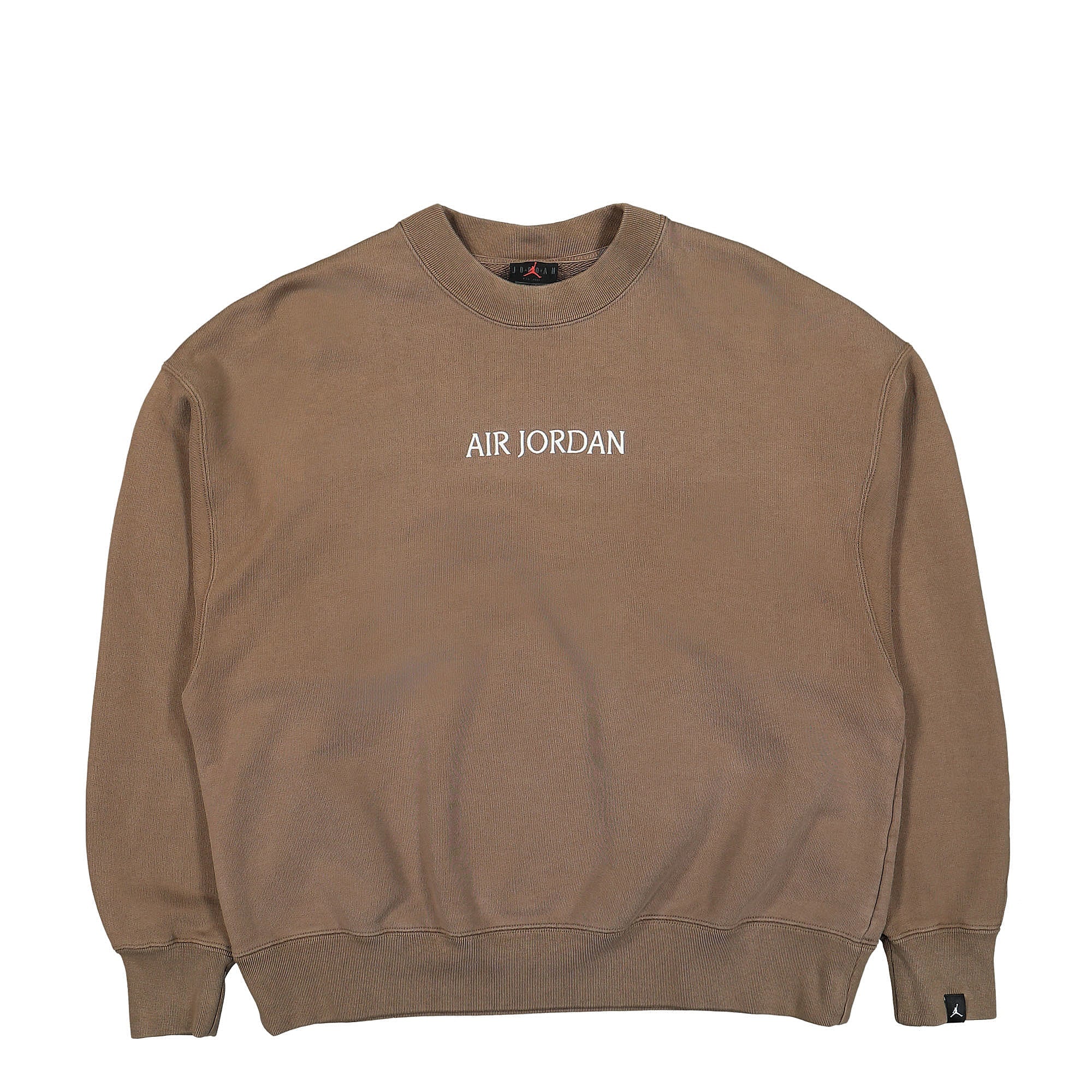 Jordan Air Jordan W Wordmark Fleece Crew Palomino / Sail Sweatshirts DV6469 270 | Overkill