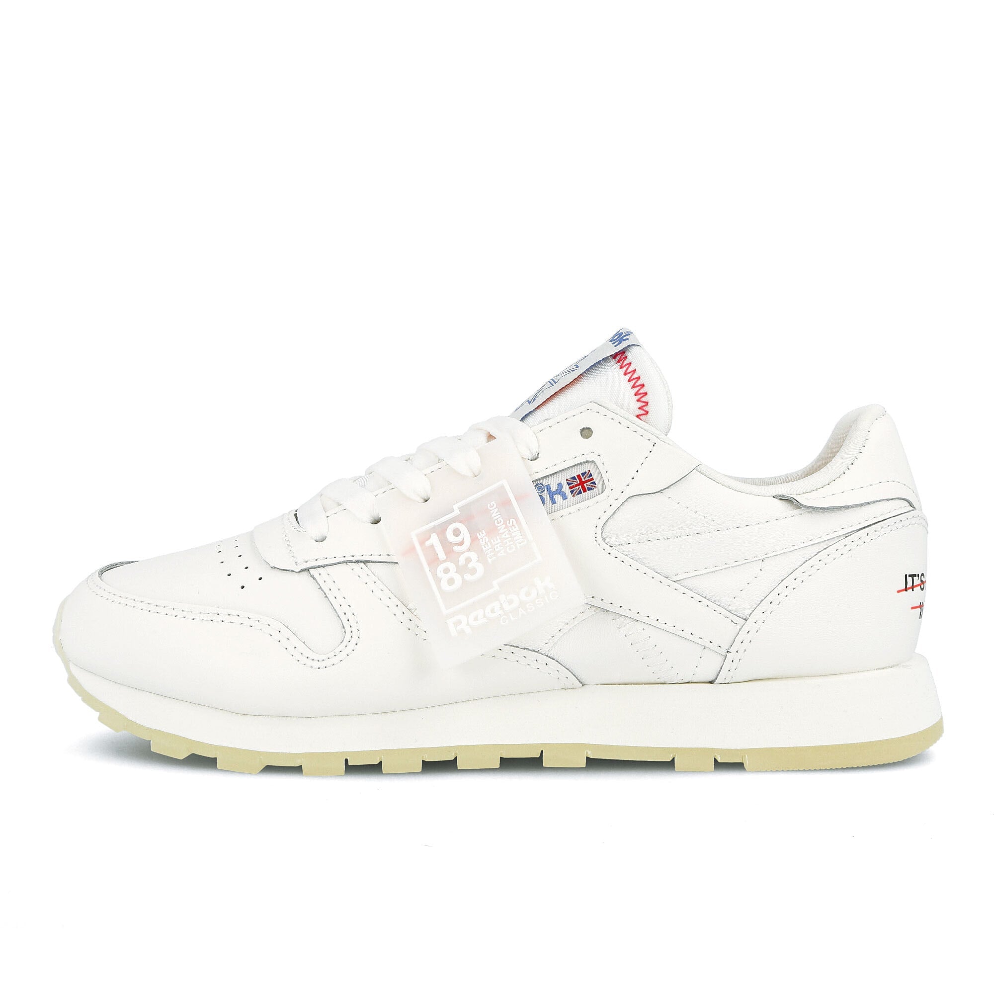 Reebok wmns classic leather White-Chalk Sneakers DV7356 | Overkill