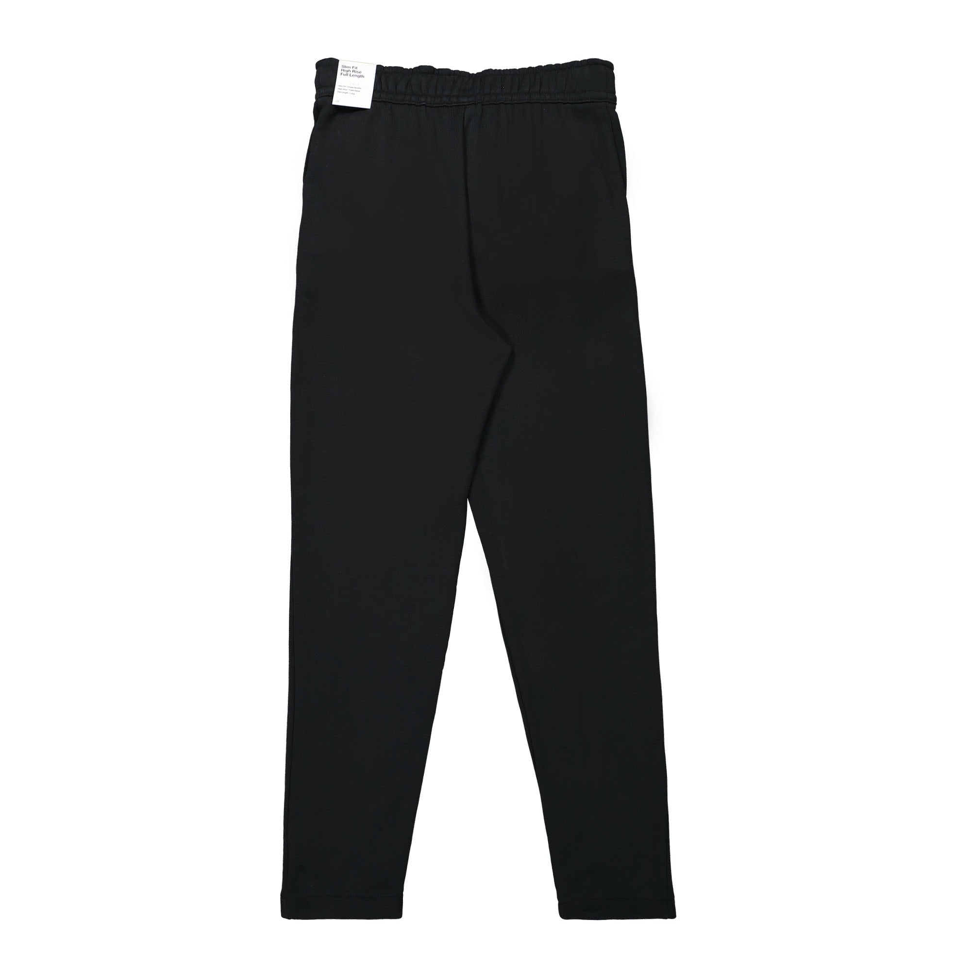 Nike W Fleece High Waisted French Terry Pant Black / Flat Pewter Sweat & Track Pants Material | Overkill