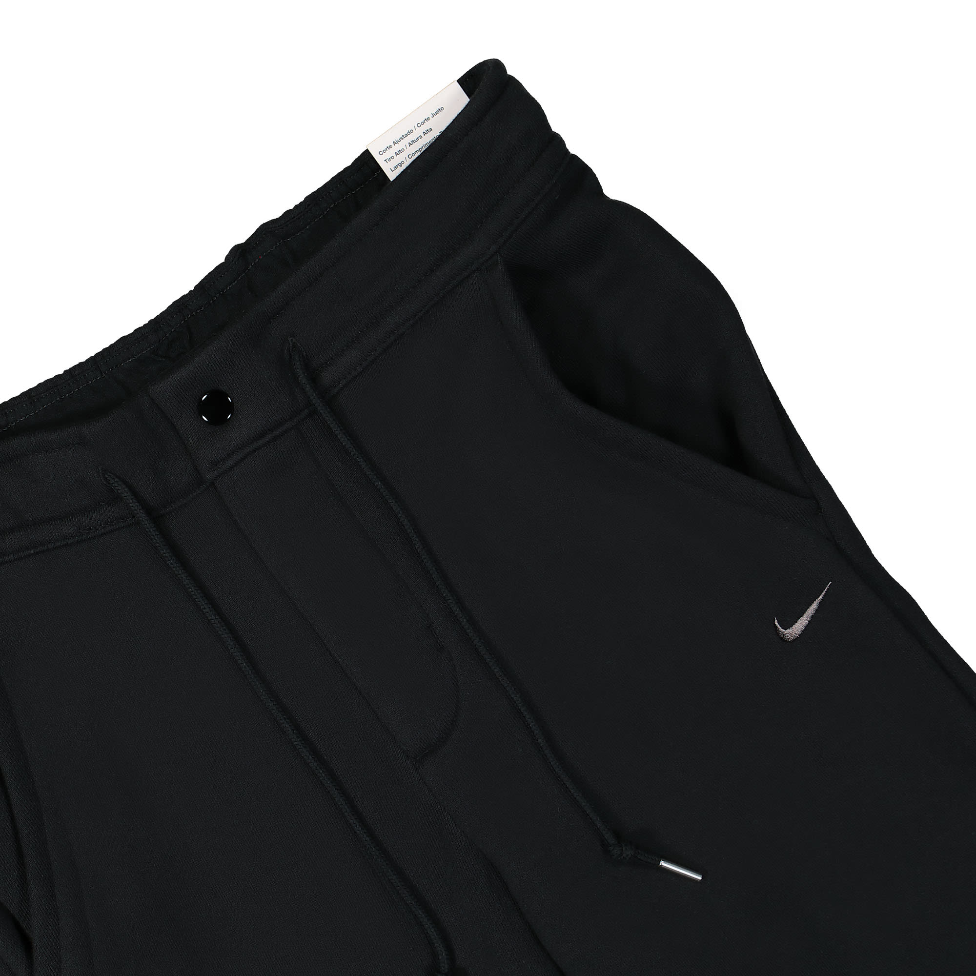 Nike W Fleece High Waisted French Terry Pant Black / Flat Pewter Sweat & Track Pants Detail view 1 | Overkill
