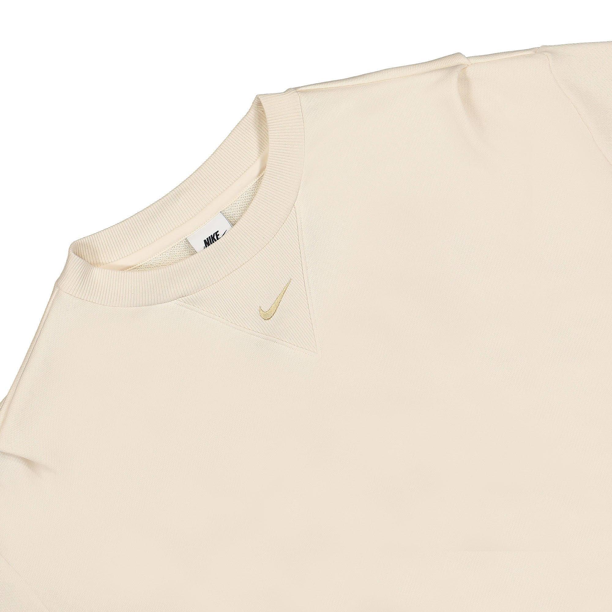 Nike W Modern Fleece Oversized French Terry Crew Pure / Sesame Sweatshirts Close-up | Overkill