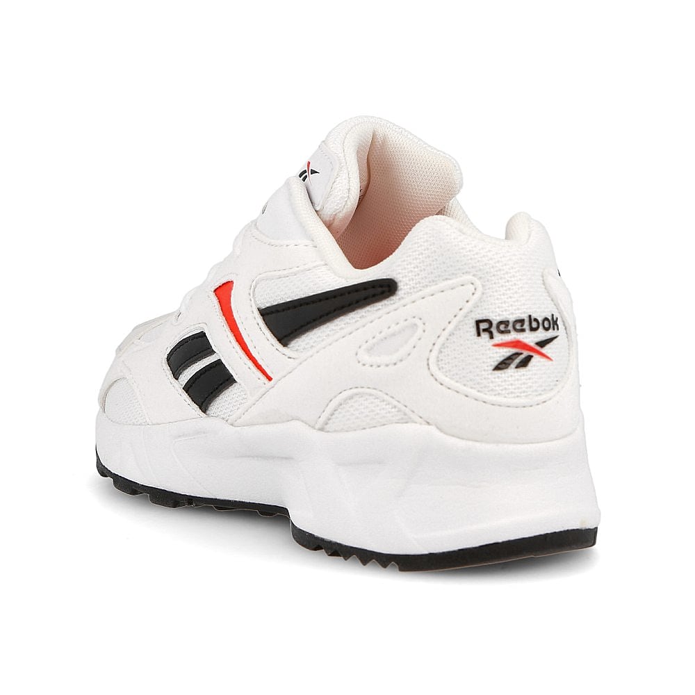 Reebok aztrek 96 kids White-Porcelaine-Neon Red Sneakers  Material | Overkill