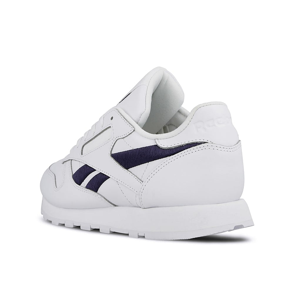 Reebok wmns classic leather White-Midnight Ink Sneakers  Material | Overkill