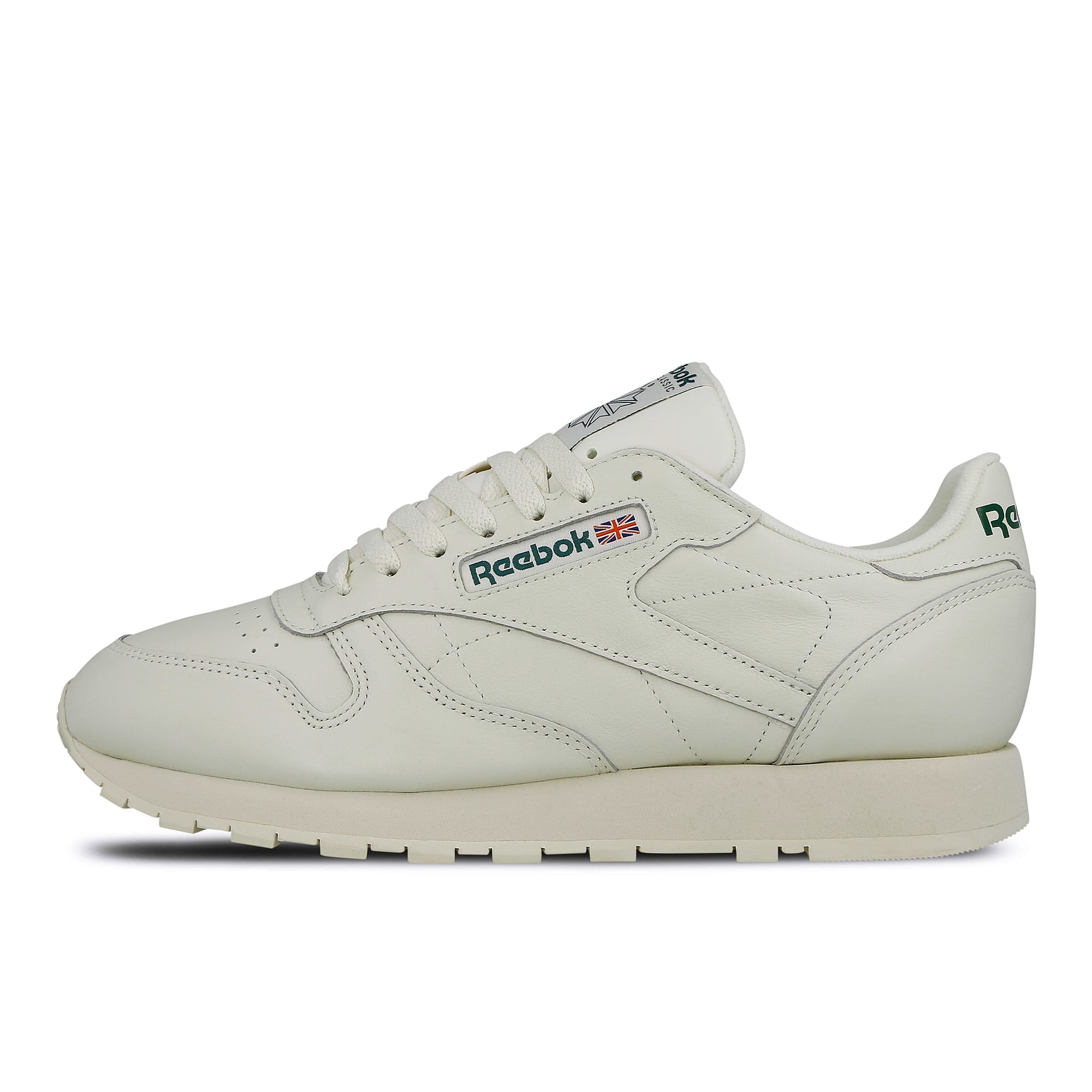 Reebok classic leather mu Chalk-Paper White-Green Low Top Sneakers DV8814 | Overkill