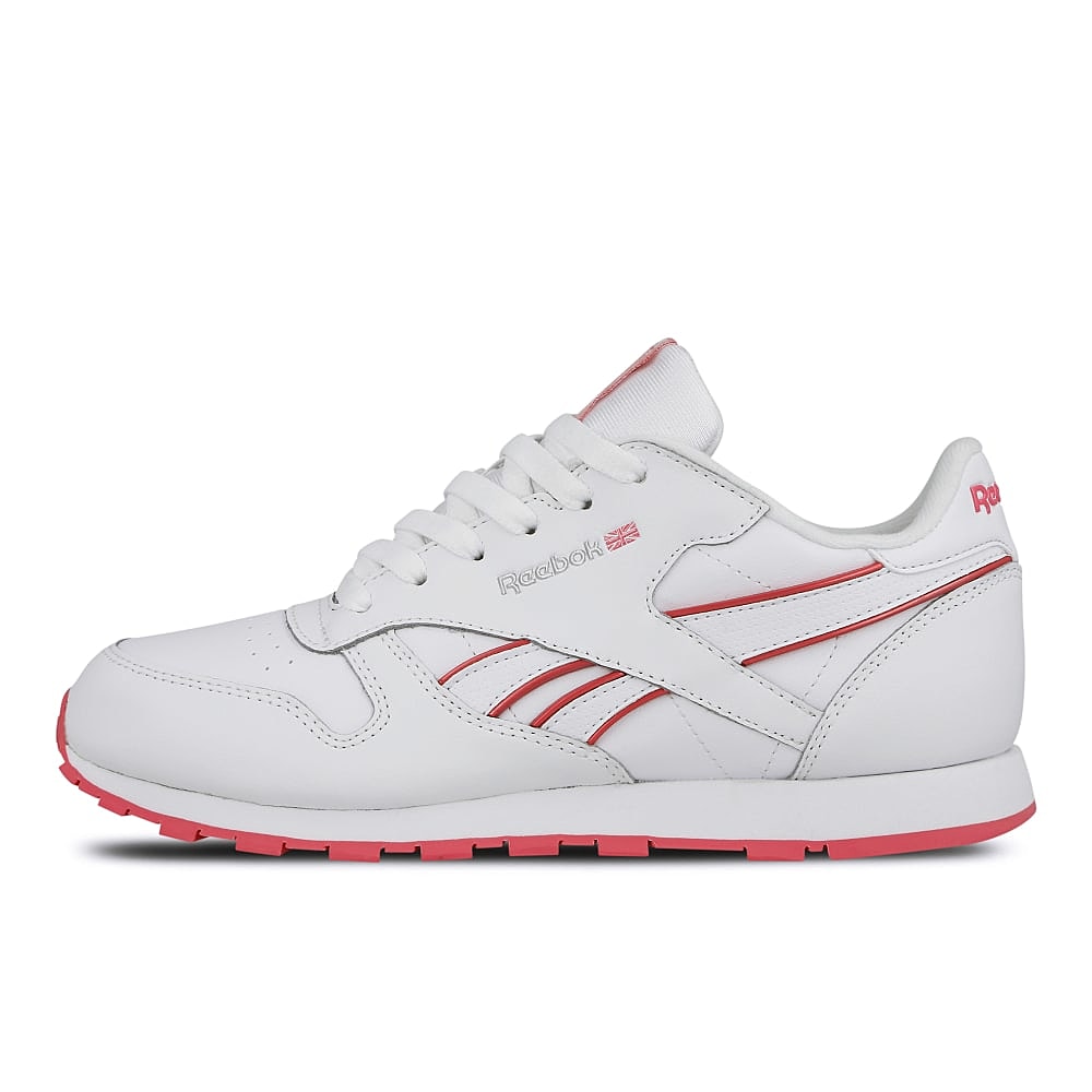 Reebok classic leather junior White-Astro Pink-White Low Top Sneakers DV9324 | Overkill