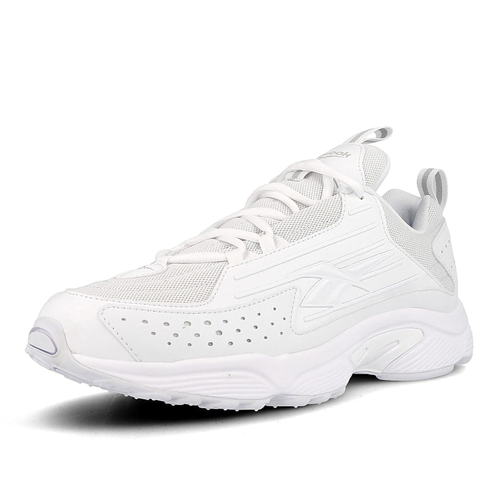 Reebok dmx series 2200 White-Skull Grey-White Sneakers  Close Up | Overkill