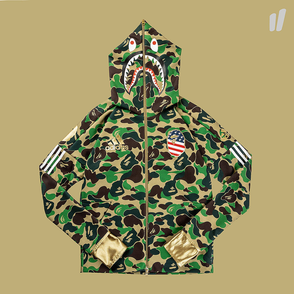 adidas Bape x adidas Shark Hoodie DW9286