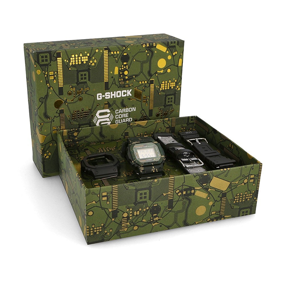 Casio G-Shock DWE-5600CC-3ER Digi Camo Watches Detailfoto | Overkill