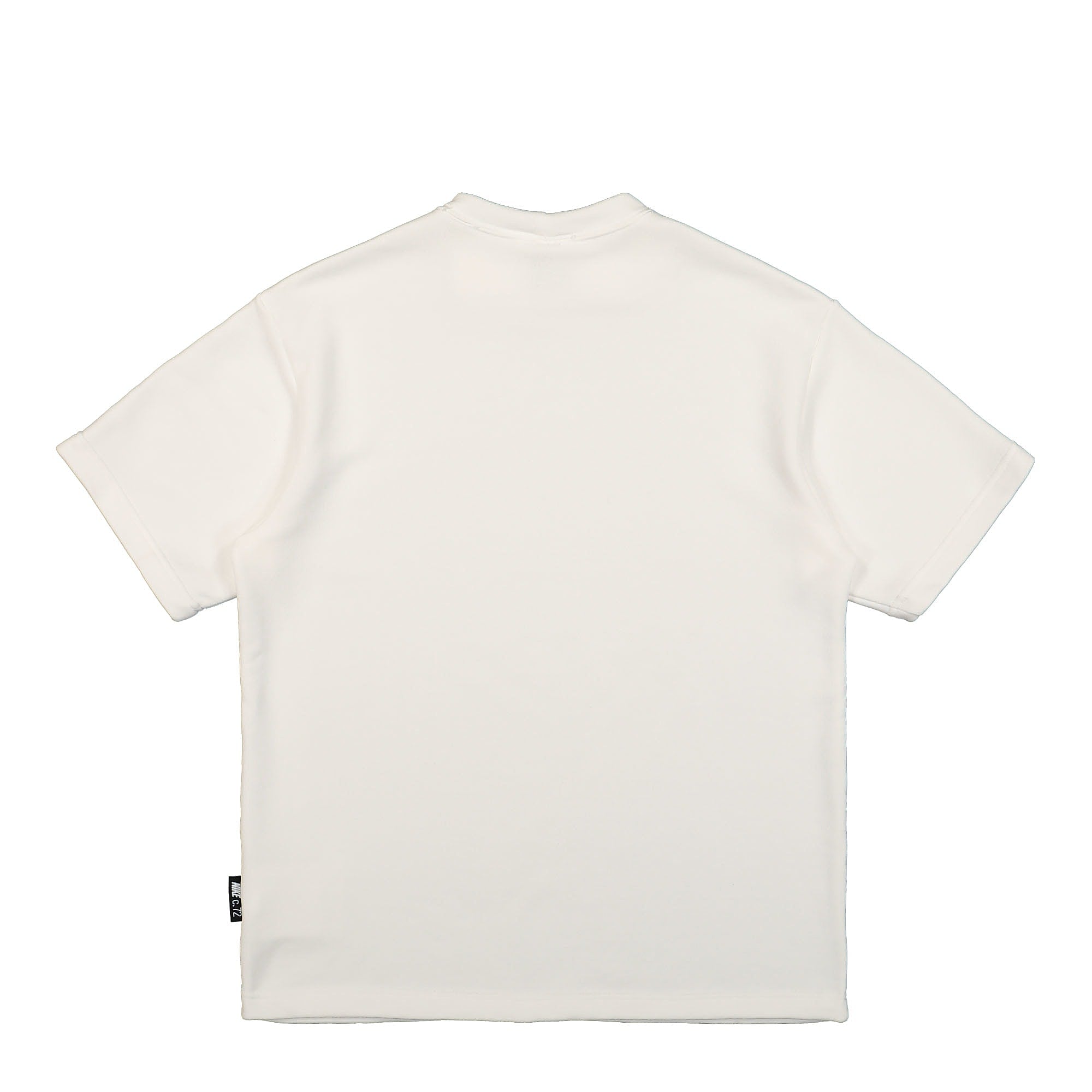 Nike Circa French Terry Top White / Black Tops Material | Overkill