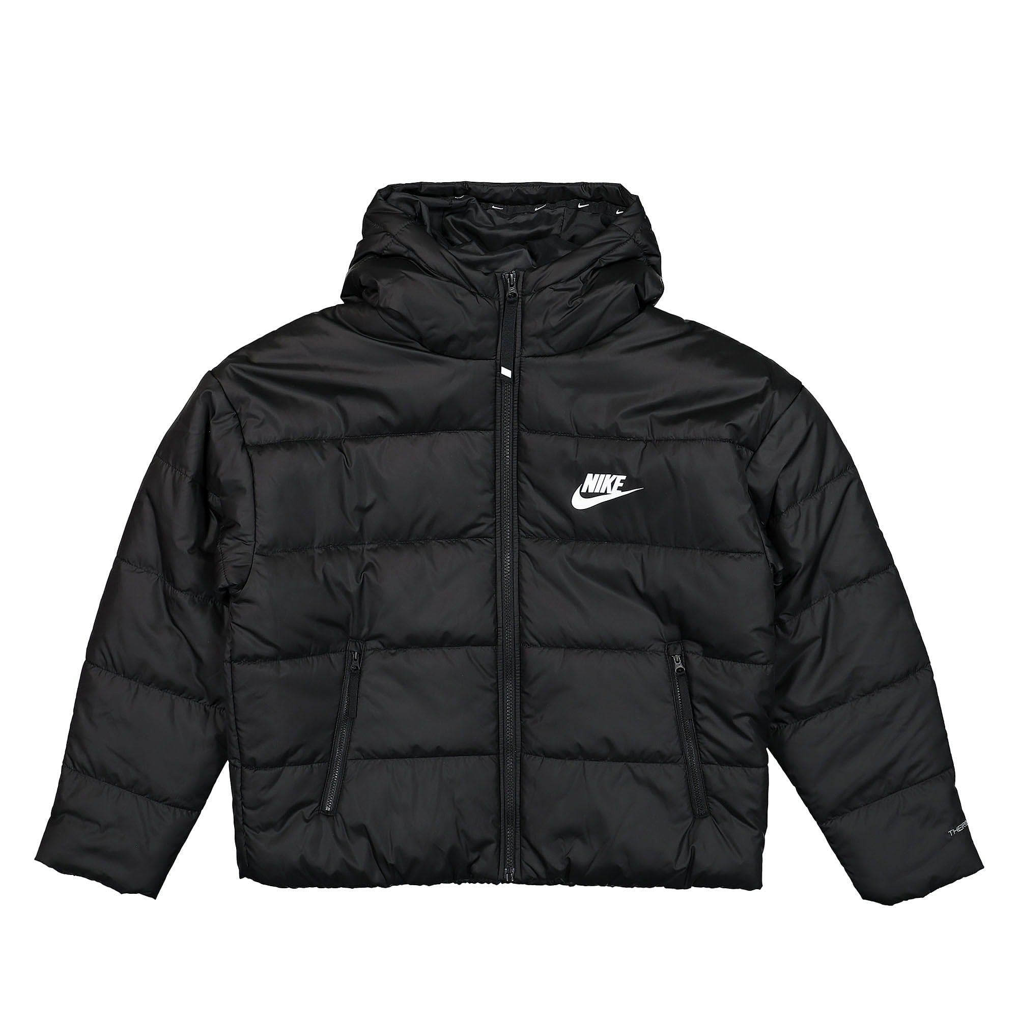 Nike Wmns NSW Therma-Fit Repel Hooded Jacket Black / Black / White Jackets DX1797 010 | Overkill
