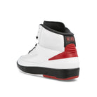 Jordan Air Jordan 2 Retro White-Varsity Red - Black Mid Top Sneakers  Material | Overkill