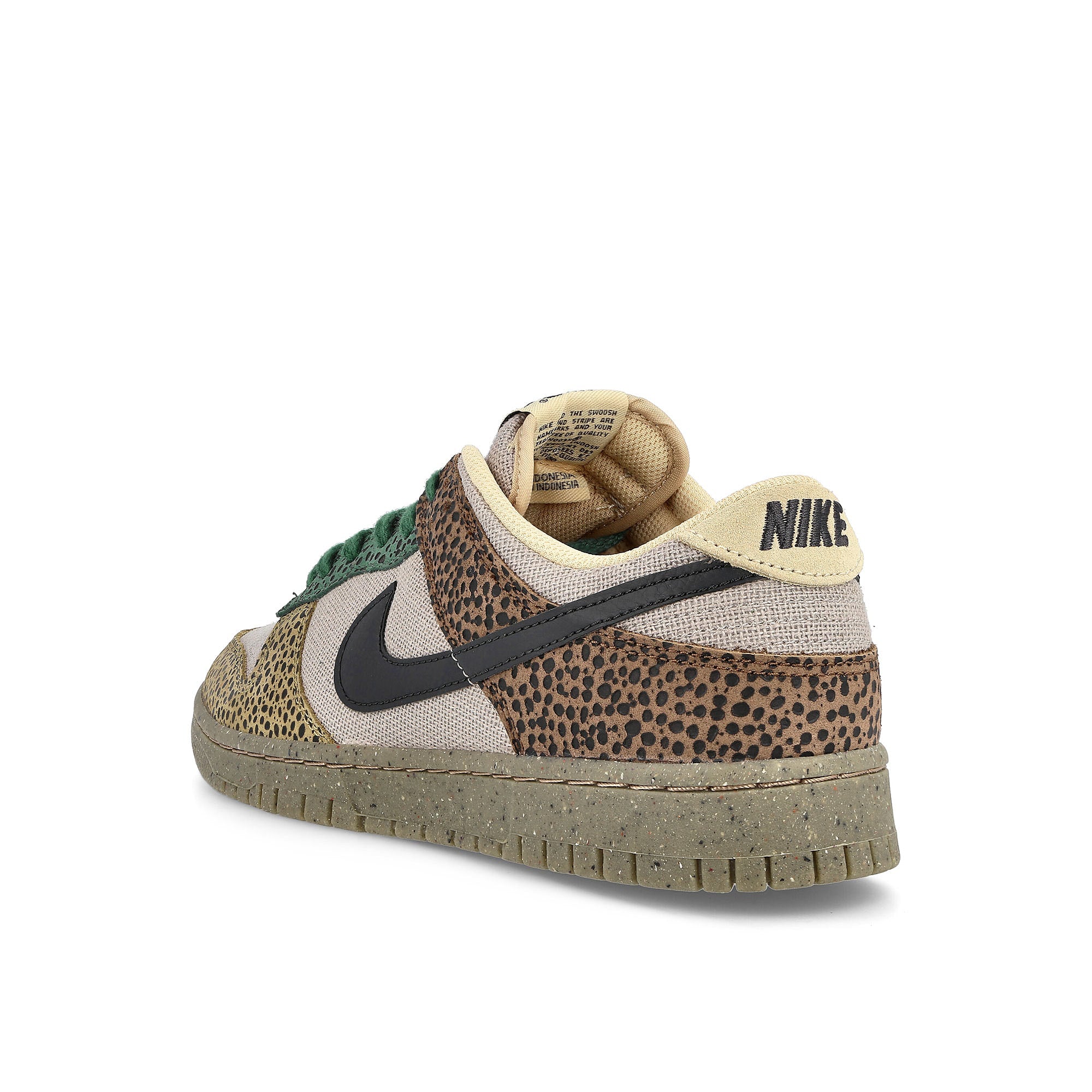 Nike Dunk Low Cacao Wow-Off Noir - Gorge Green Low Top Sneakers  Material | Overkill