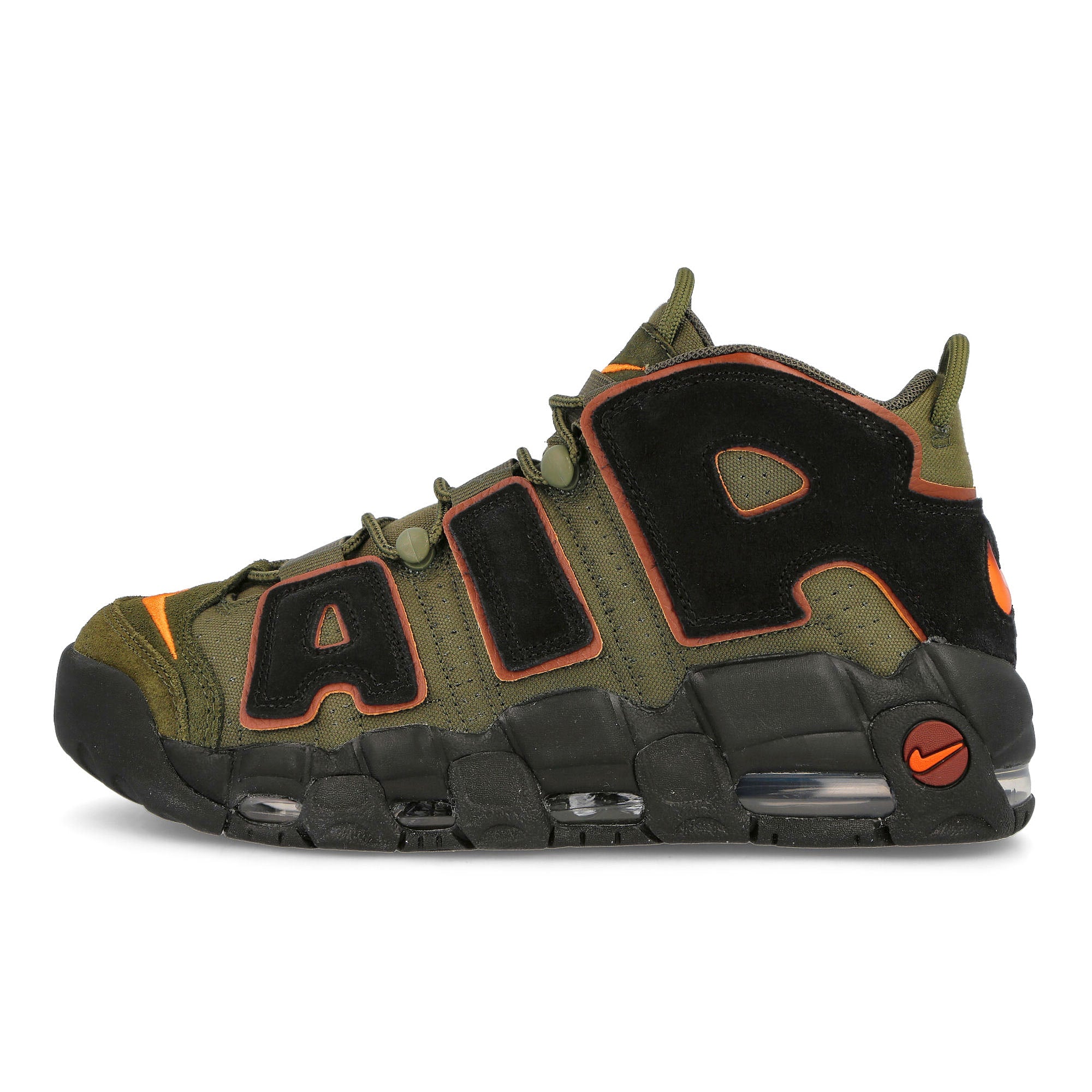 Nike air more uptempo 96 Cargo Khaki / Black - Pecan - Alpha Orange Sneakers DX2669 300 | Overkill
