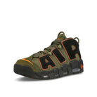 Nike air more uptempo 96 Cargo Khaki / Black - Pecan - Alpha Orange Sneakers  Close Up | Overkill