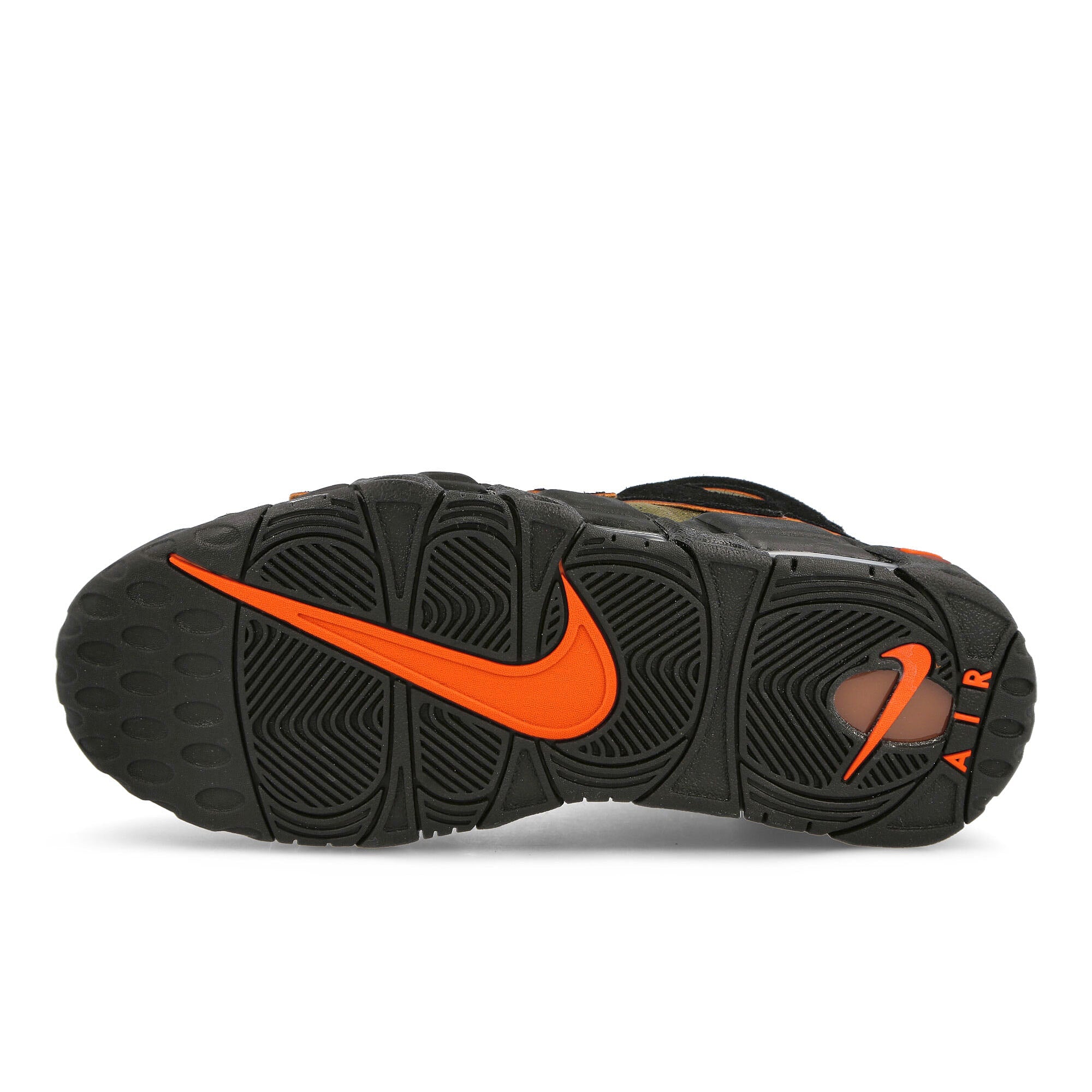 Nike air more uptempo 96 Cargo Khaki / Black - Pecan - Alpha Orange Sneakers  Detail View 1 | Overkill
