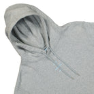 Nike NOCTA x Nike NRG DY Fleece Hoodie Dark Grey Heather / Cobalt Tint Hoodies Close-up | Overkill