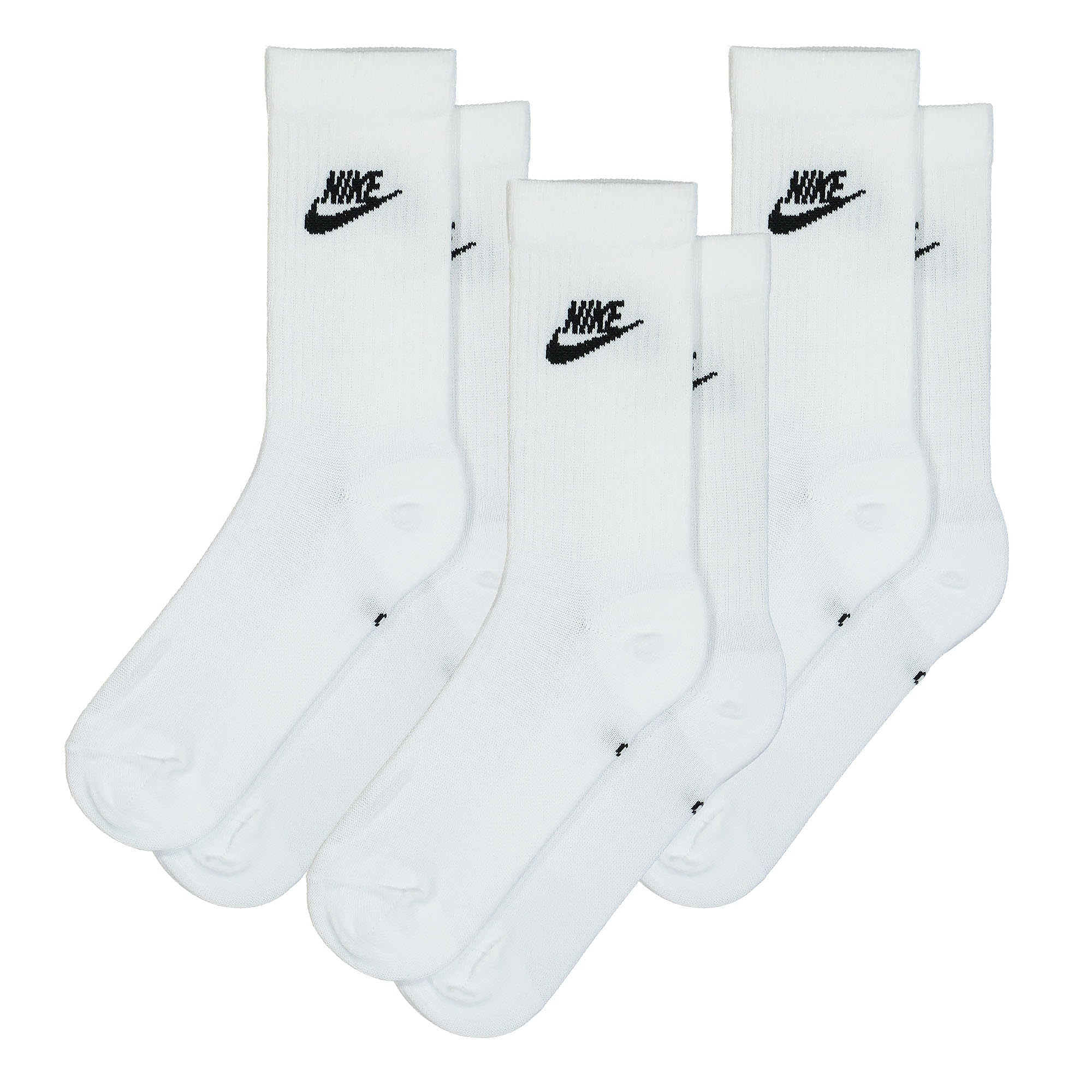 Nike Everyday Essentials Crew Socks White / Black Socks DX5025 100 | Overkill