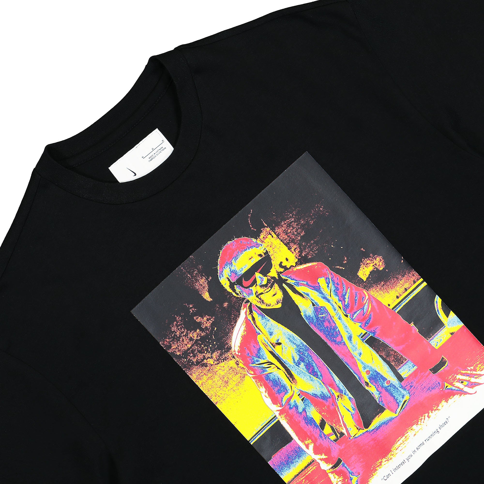 Nike NRG Fearless Phil Tee Black T-Shirts Close-up | Overkill