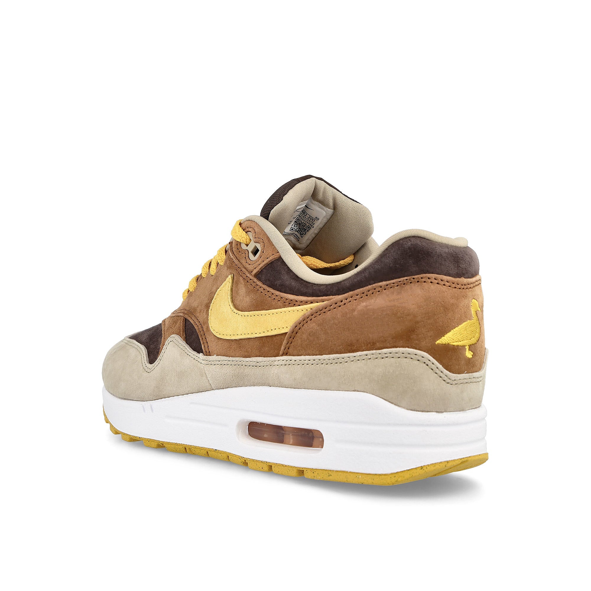 Nike Air Max 1 Premium Pecan-Yellow Ocre - Baroque Brown Low Top Sneakers  Material | Overkill