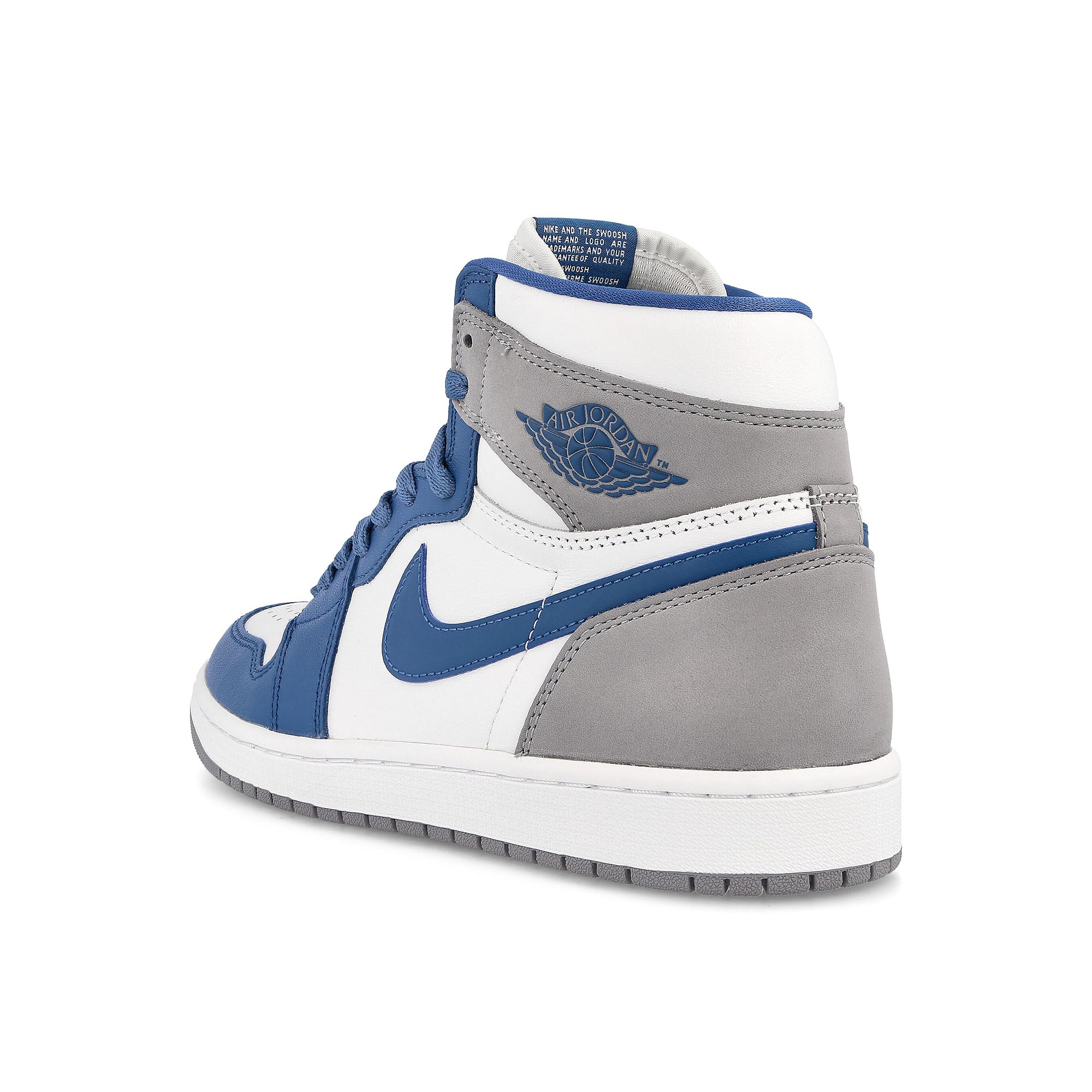 Jordan Air Jordan 1 Retro High OG True Blue / White - Cememt Grey High Top Sneakers  Material | Overkill