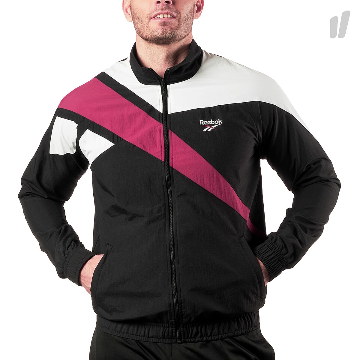 Reebok LF Vector Track Top Black Track Jackets DZ6266 | Overkill
