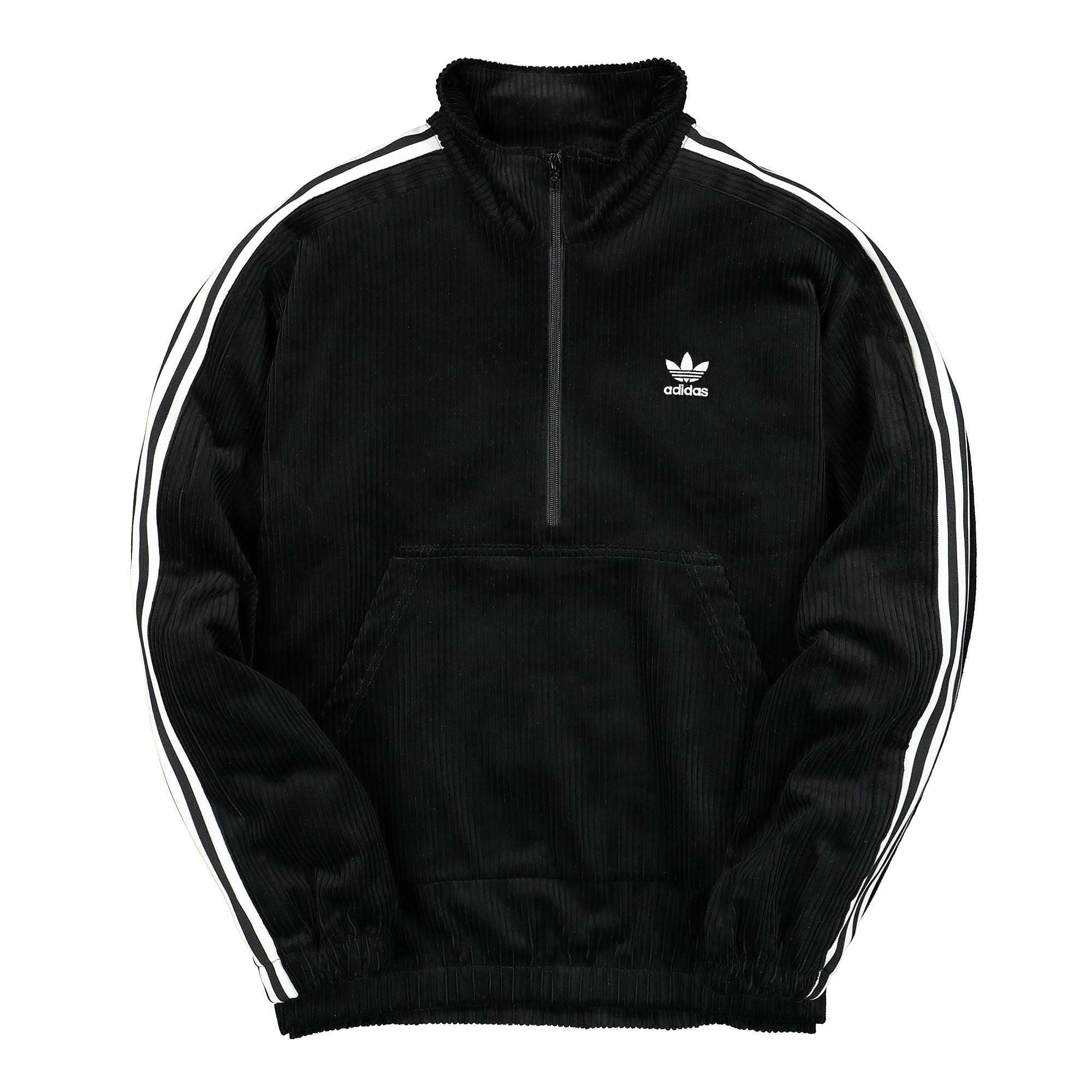 adidas Cord Hoodie Zipper Black Hoodies ED6129 | Overkill