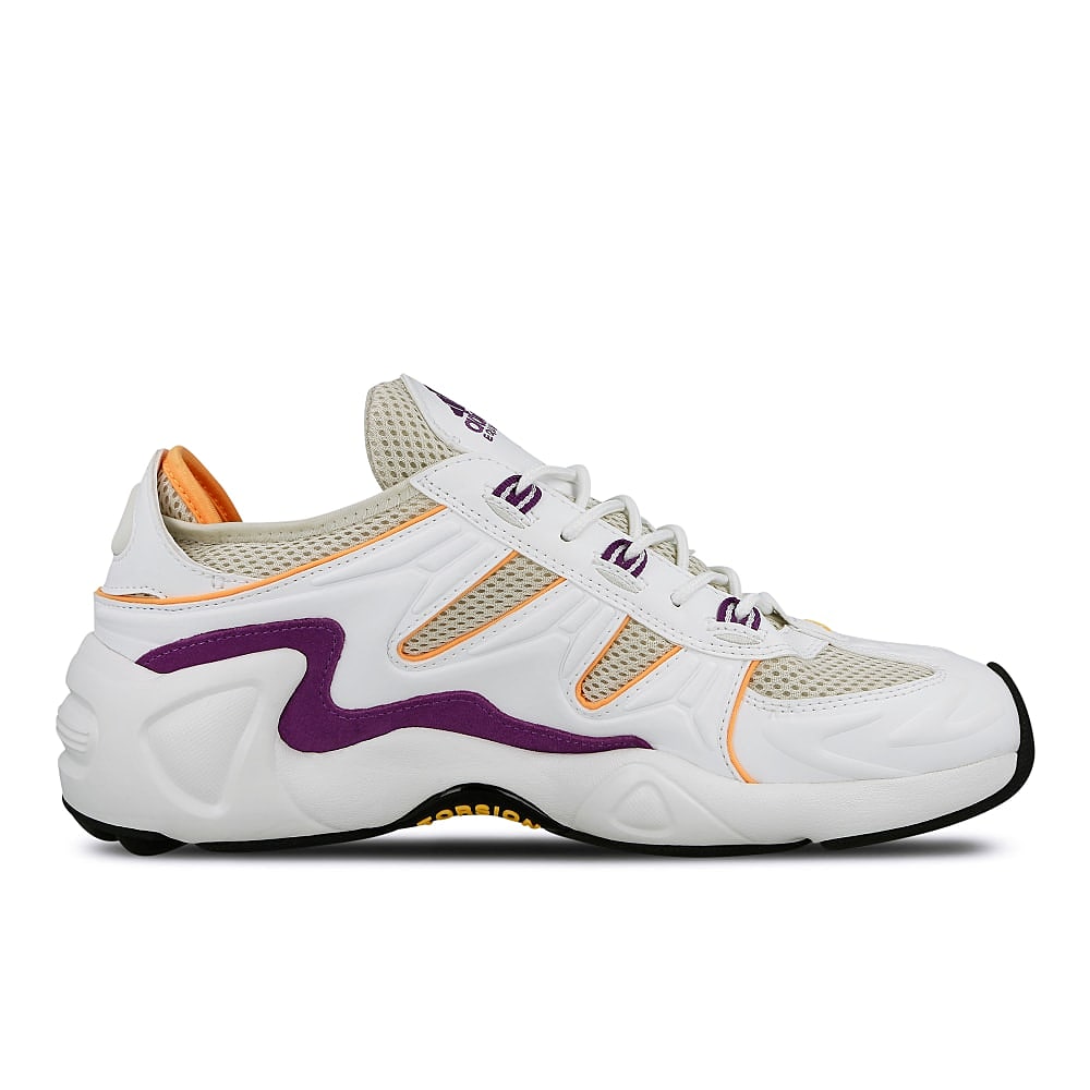 adidas fyw s-97 Crystal White-Crystal White-Flash Orange Sneakers  Silhouette | Overkill