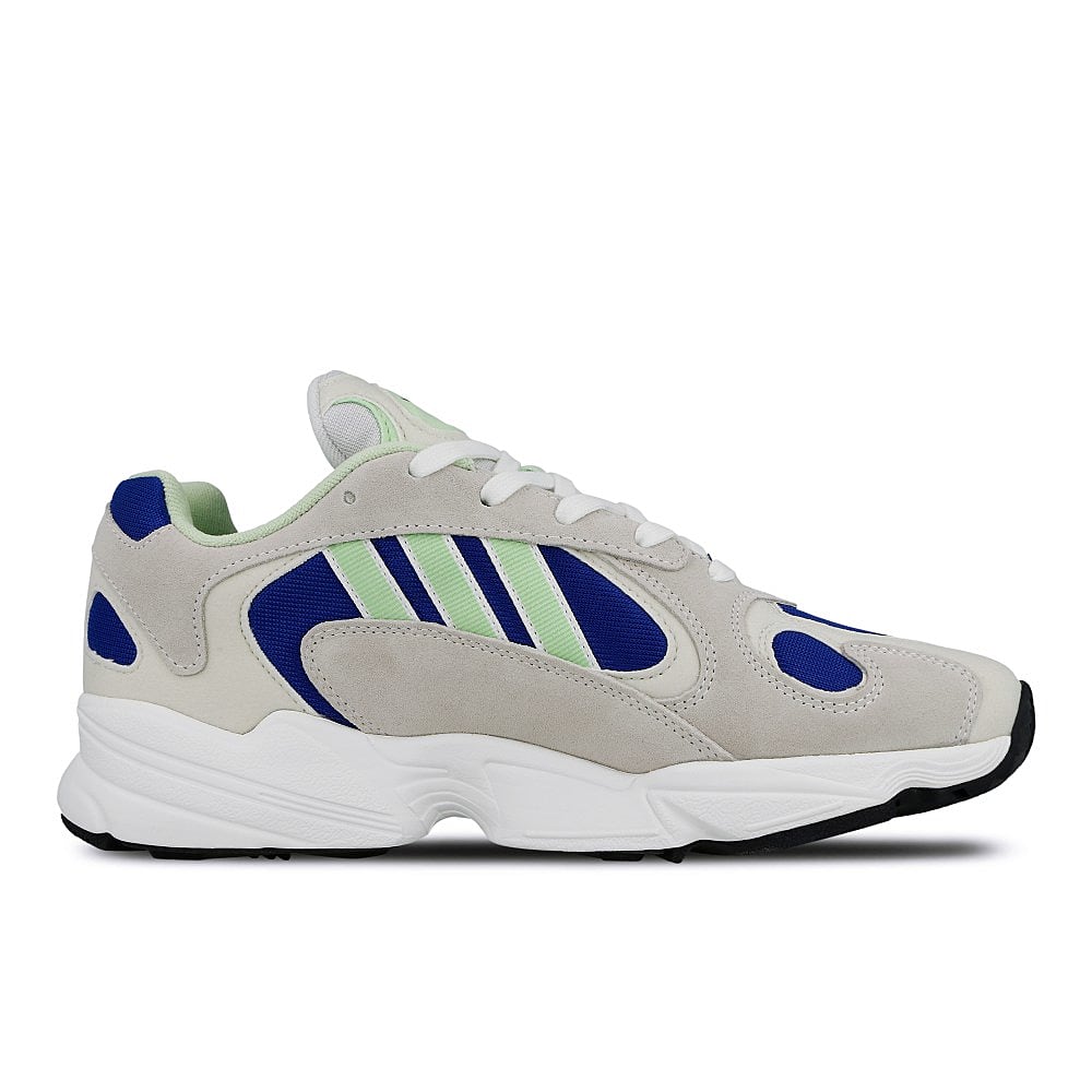 adidas yung-1 Footwear White-Glow Green-Collegiate Royal Sneakers  Silhouette | Overkill