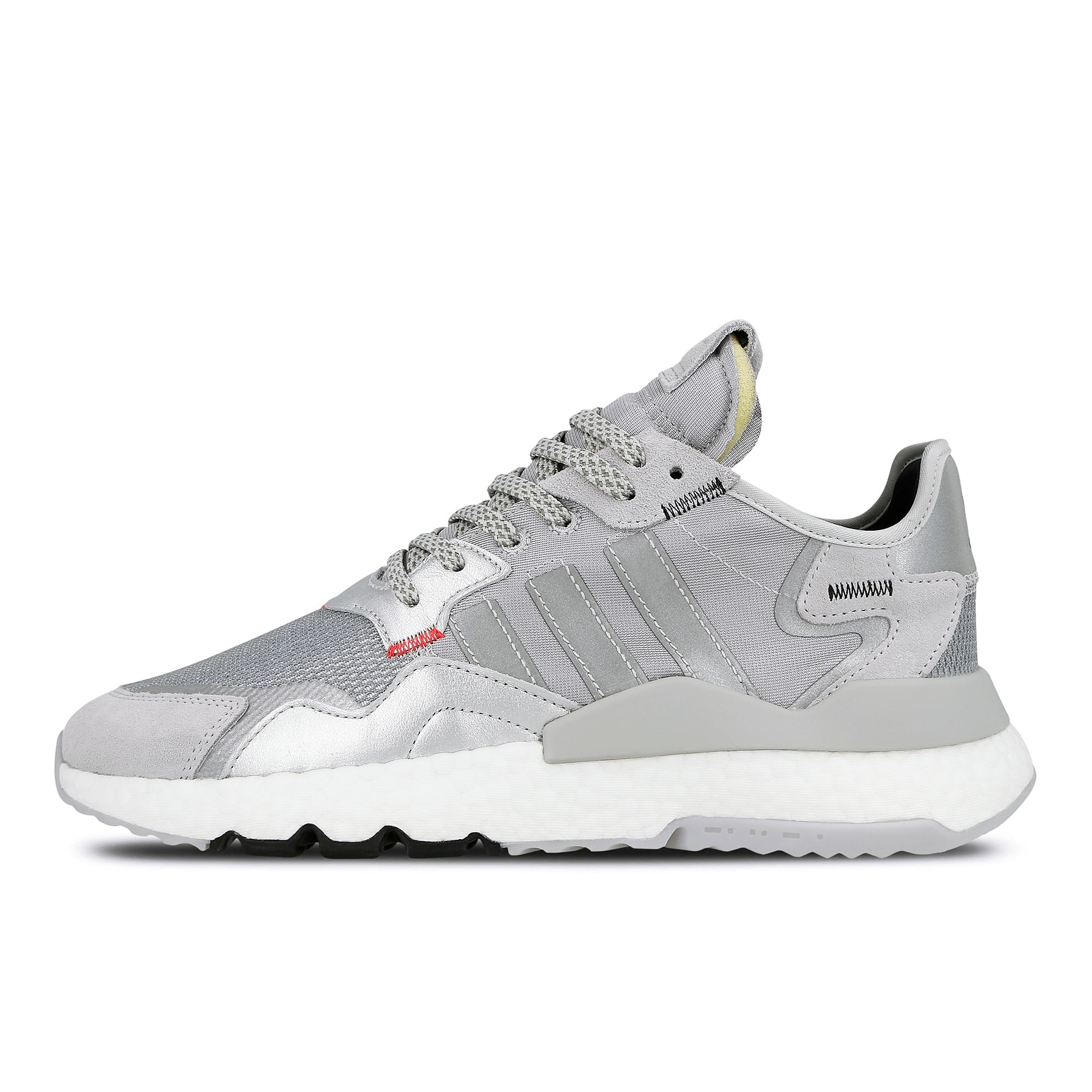 adidas nite jogger Silver Metallic / Light Solid Grey / Core Black Sneakers EE5851 | Overkill