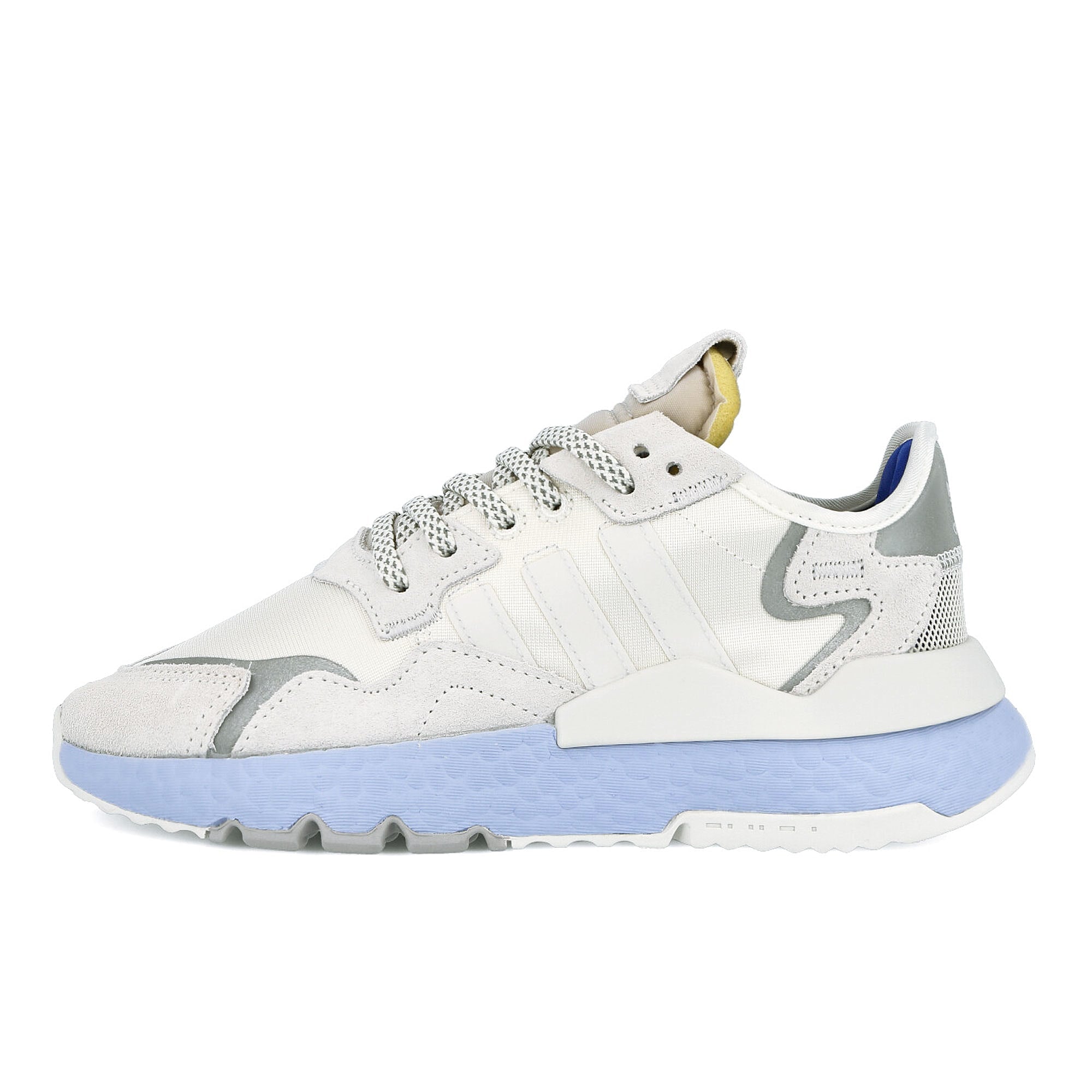 adidas wmns nite jogger Off White-Off White-Glow Blue Sweat & Track Pants EE5910 | Overkill