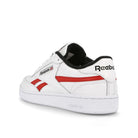 Reebok club c revenge mu White-Black-Red Low Top Sneakers  Material | Overkill