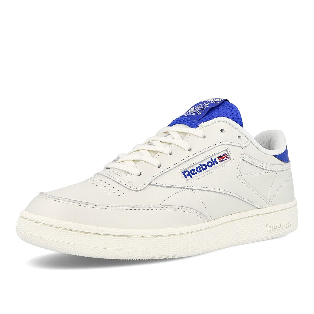 Reebok club c 85 mu Chalk / Humble Blue / Radiant Red  Detailfoto | Overkill