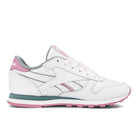 Reebok wmns classic leather White / Green Slate / Jasmine Pink   Material | Overkill