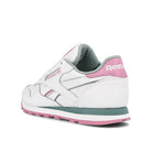 Reebok wmns classic leather White / Green Slate / Jasmine Pink  Close-up | Overkill