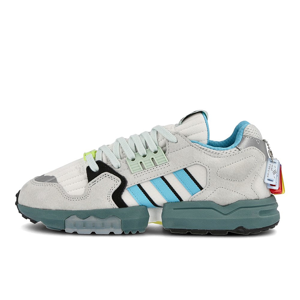 adidas zx torsion Orbit Grey-Blue Glow-Core Black Sneakers EF4344 | Overkill
