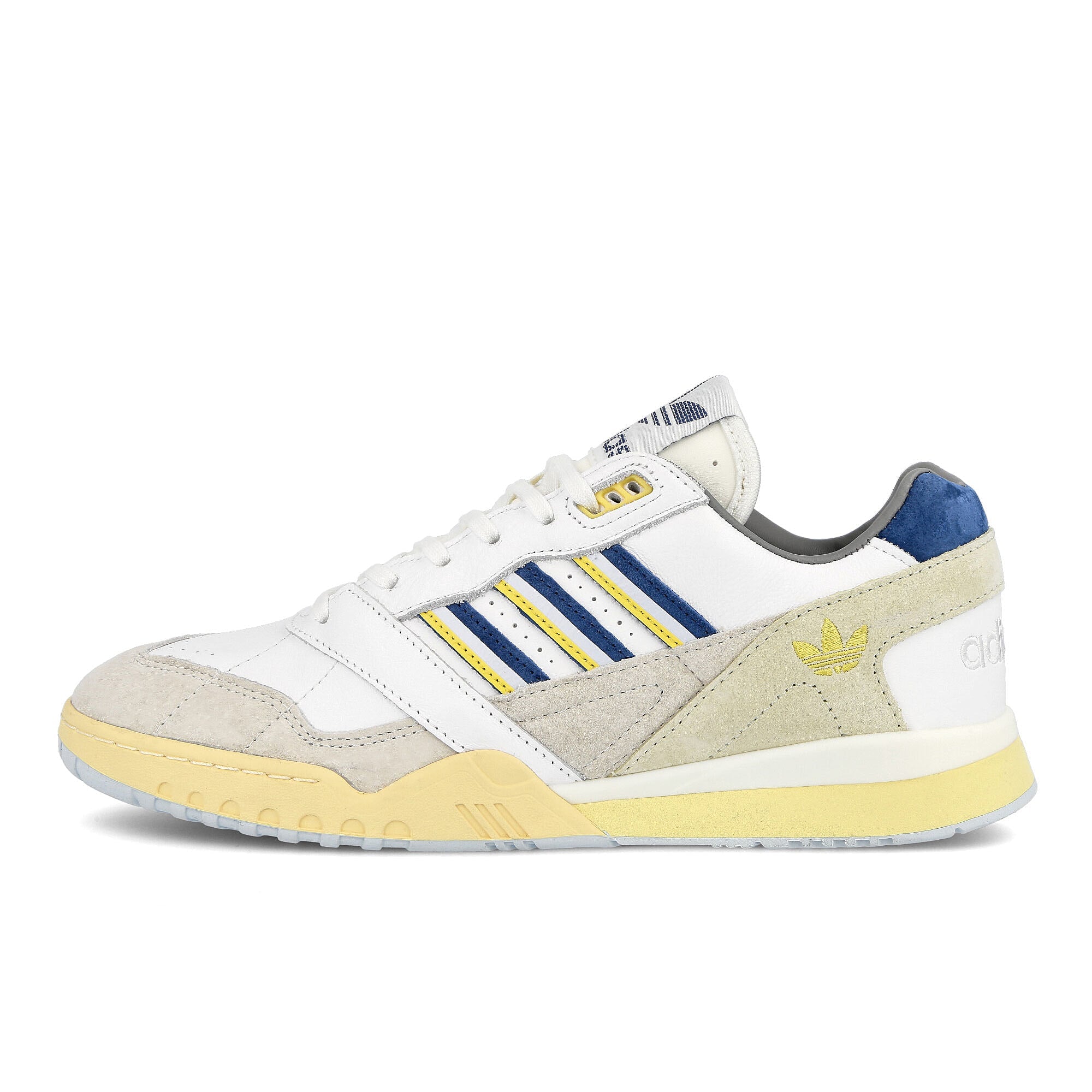adidas a.r. trainer Footwear White-Legend Marine-Spring Yellow Low Top Sneakers EF5940 | Overkill