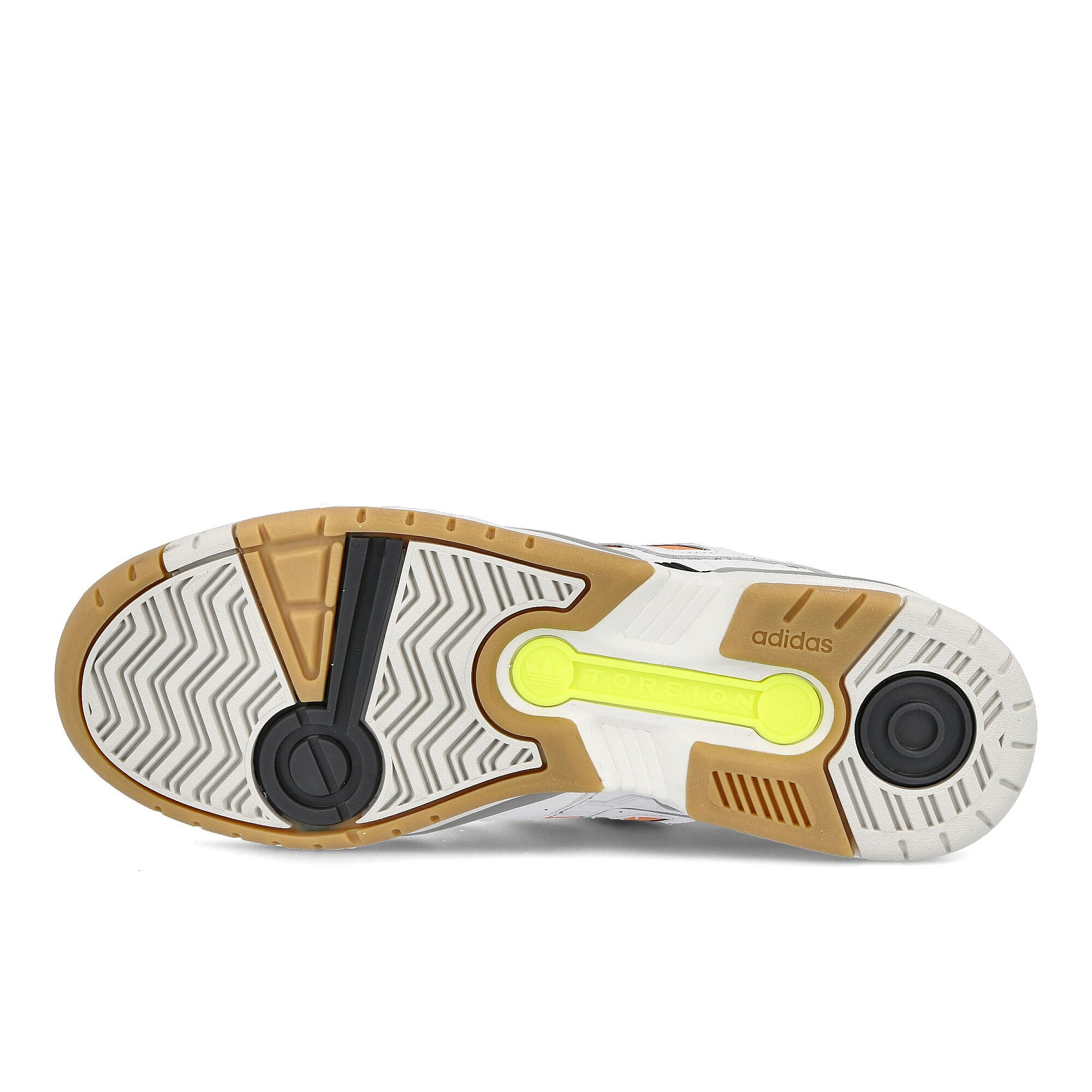 adidas torsion comp Running White-Core Black-Amber Tint Sneakers  Detail View 1 | Overkill