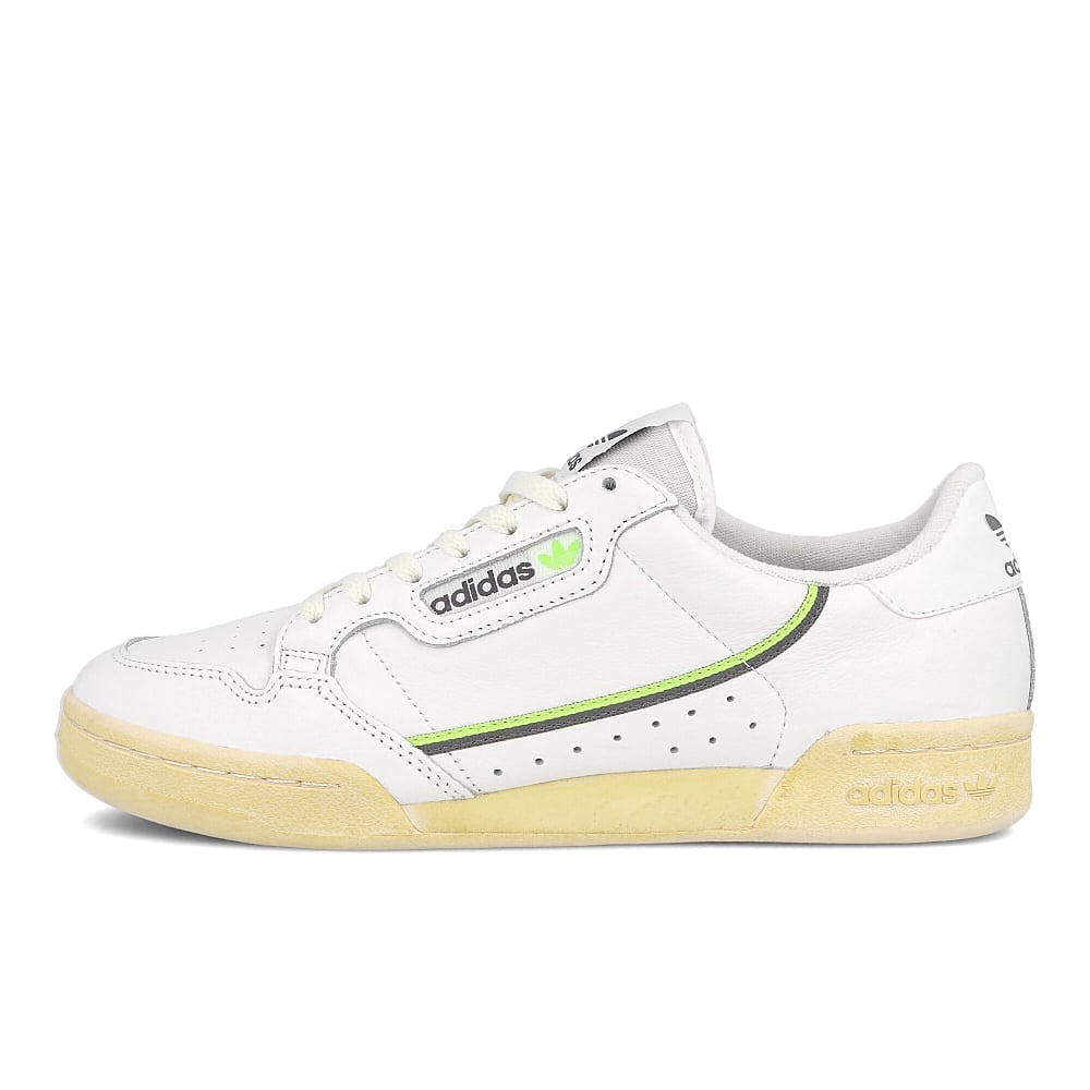 adidas continental 80 Cloud White-Grey Four-Signal Green Sneakers EF5992 | Overkill